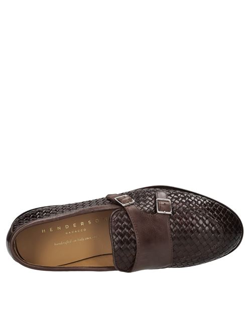 Mocassini doppia fibbia in pelle HENDERSON BARACCO | 74402.P.1 VIT. INTR.CAFFE